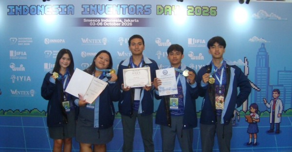 Inovasi Susu Herbal Antarkan Tim SMAN 1 Denpasar Raih Gold Medal dan Golden Ticket ke Singapura pada Indonesia Inventors Day 2026