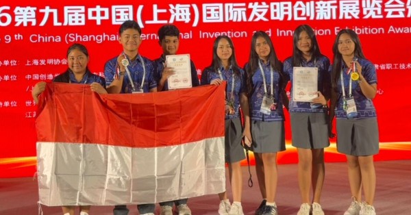 Tim KISS SMAN 1 Denpasar Borong Medali Emas dan Perak di Ajang Internasional SHIE 2026 Shanghai